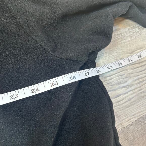 Vintage 100% Cashmere Black Oversized Button‑Front Minimalist Jacket Size XL - Picture 5 of 9